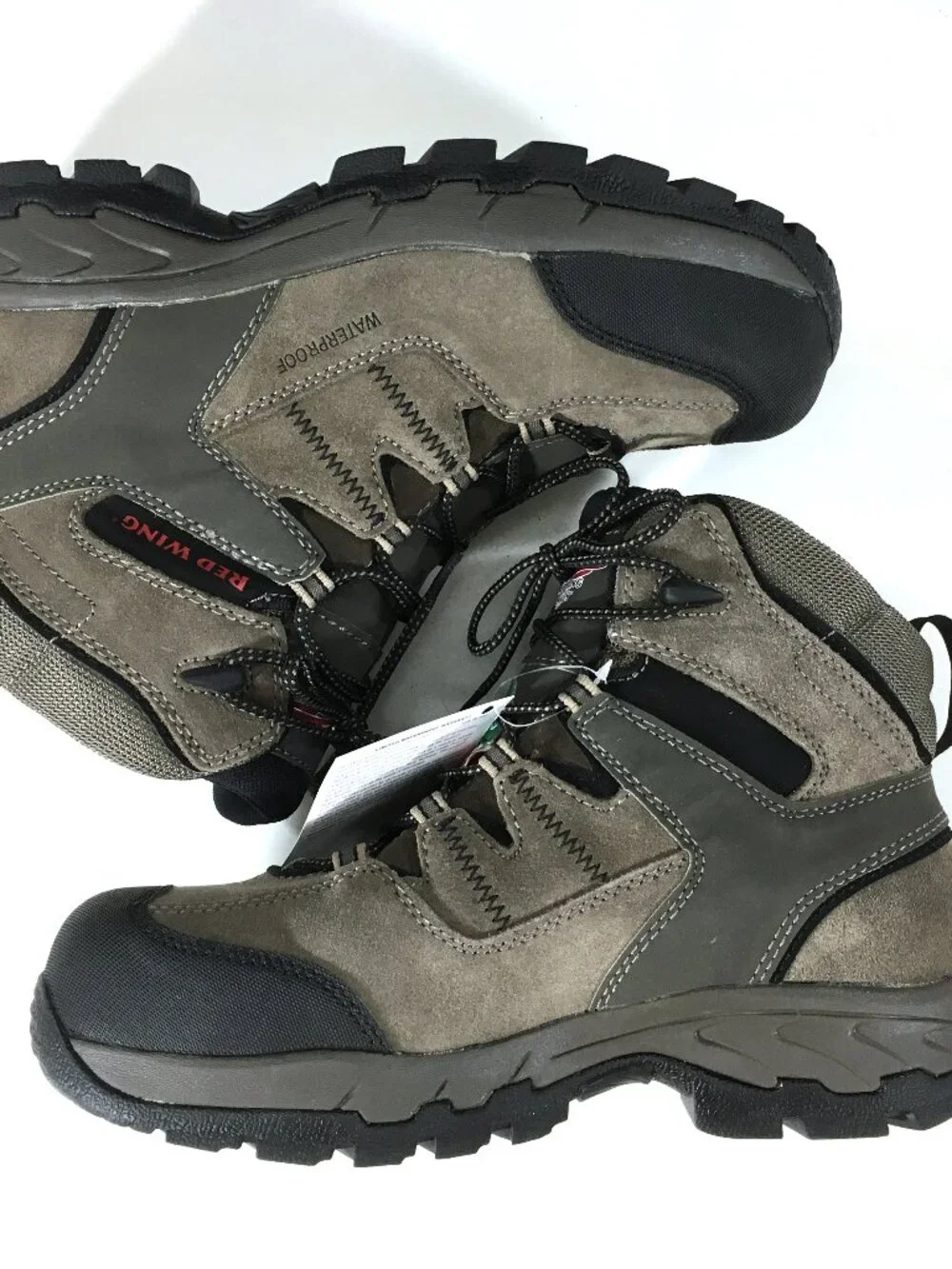 Red Wing TruHiker Hiking Boots Mens Size 9 D Brown Gray Waterproof 3561